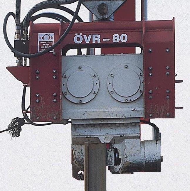 Used vibro hammer OVR 80S excavator mounted