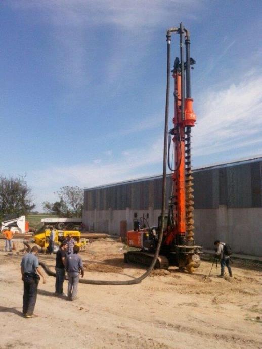 New piling / drilling rig  Tescar CF6
