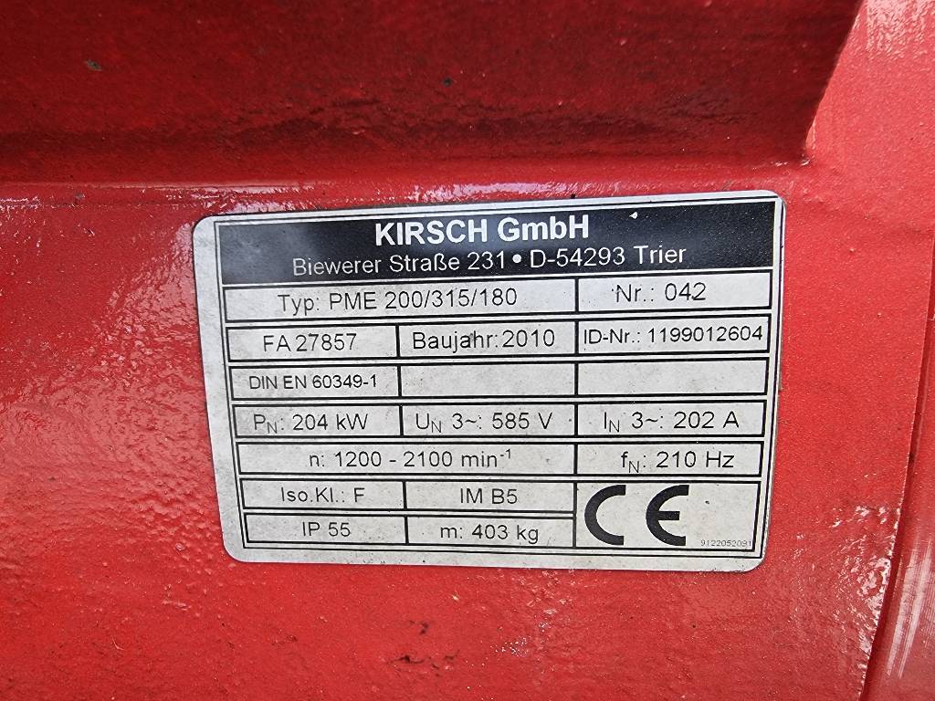 [Other] Kirsch Gmbh PME200/315/180
